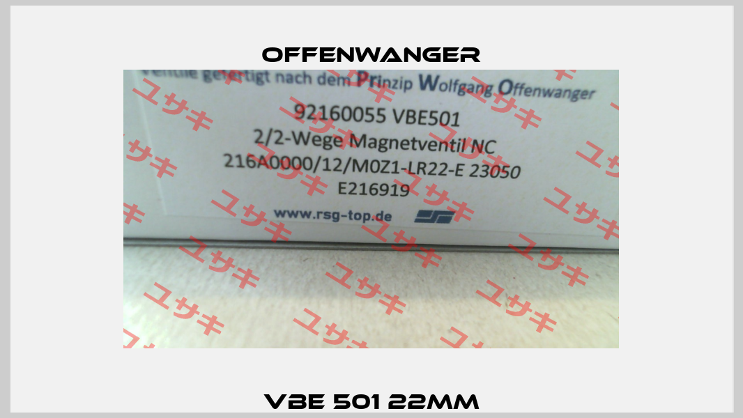 VBE 501 22mm OFFENWANGER