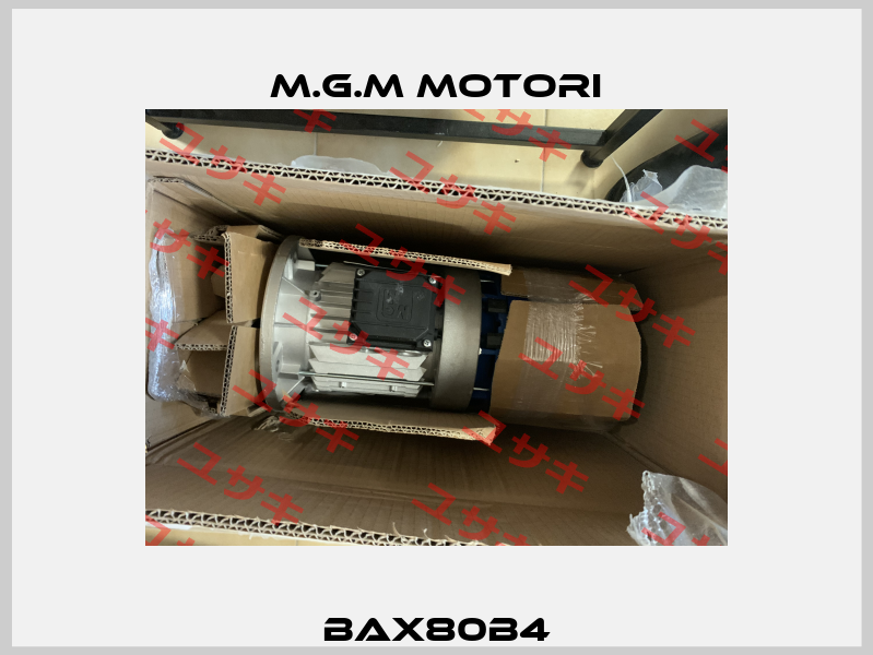 BAX80B4 M.G.M MOTORI