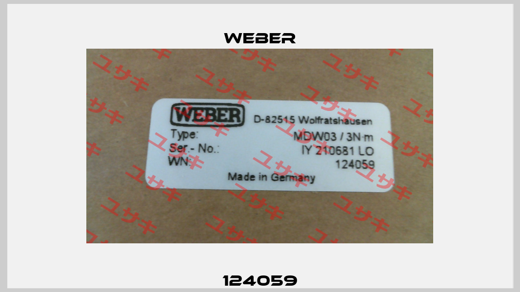 124059 Weber