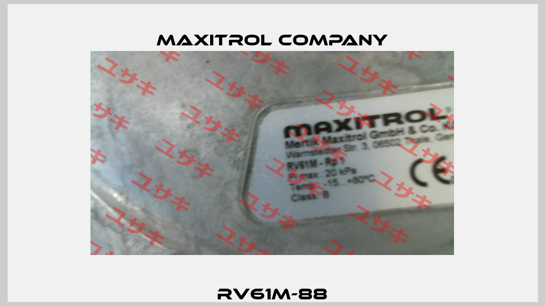 RV61M-88 MAXITROL COMPANY