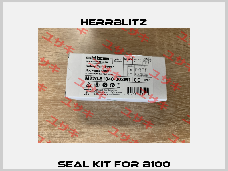 Seal kit for B100 Herrblitz