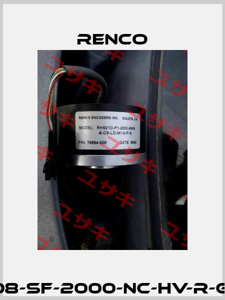 RHS21D-P1-2000-8MM-5 / alternative 260/2-B08-SF-2000-NC-HV-R-G1-HT-IP50 Brand "British Encoder Products"  Renco