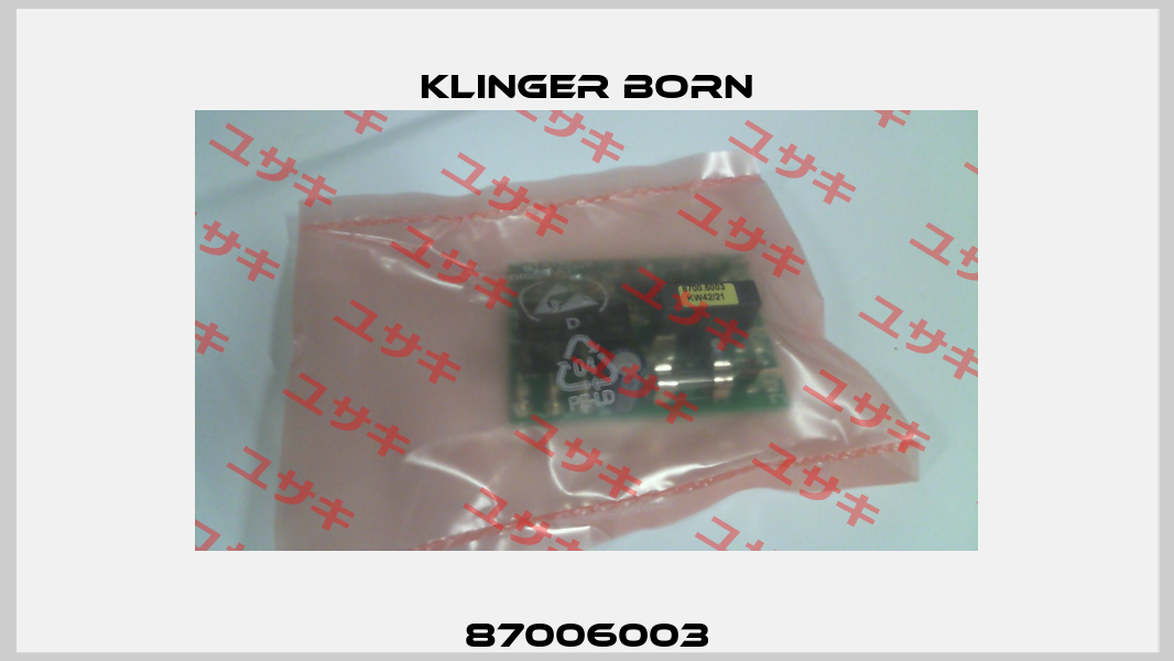 87006003 Klinger Born