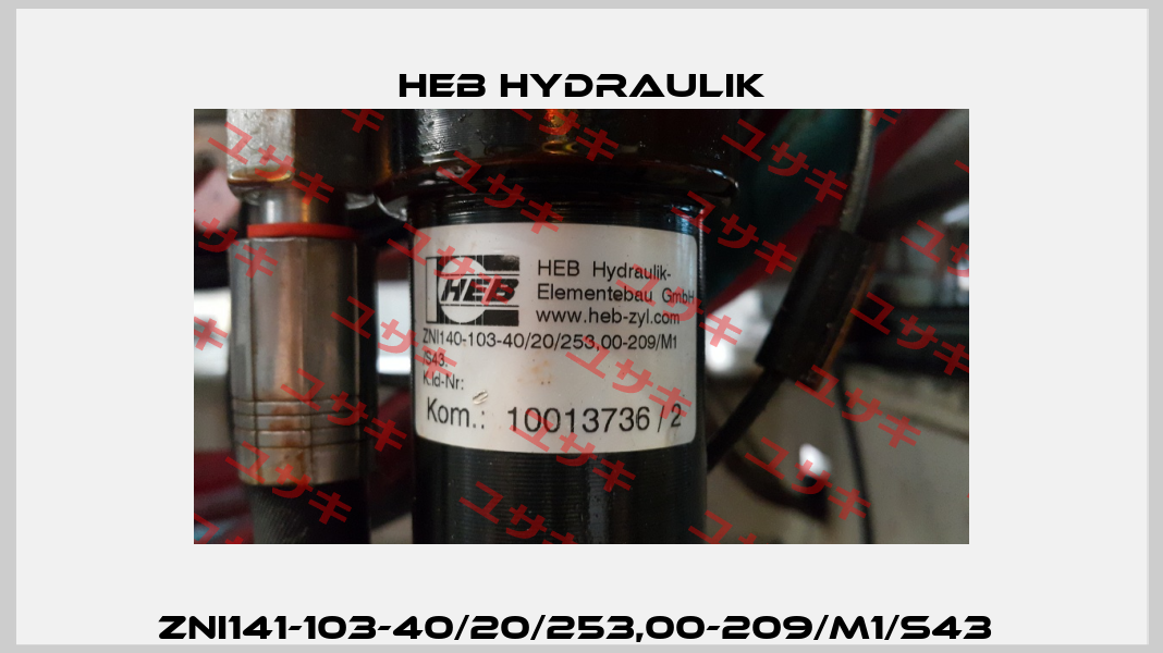 ZNI141-103-40/20/253,00-209/M1/S43  HEB Hydraulik