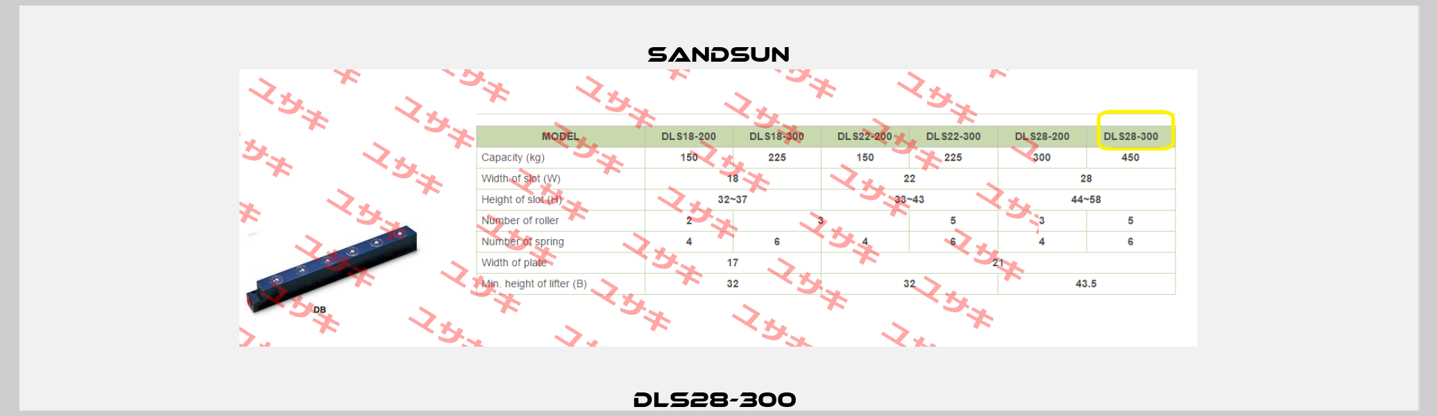 DLS28-300  Sandsun