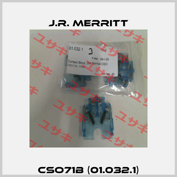 CSO71B (01.032.1) J.R. Merritt