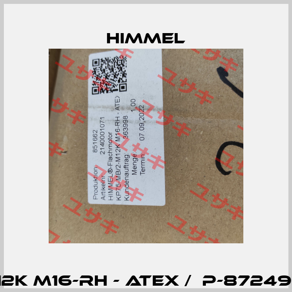 KP75-MB/2-M12K M16-RH - ATEX /  P-87249/1 / 2140001071 HIMMEL