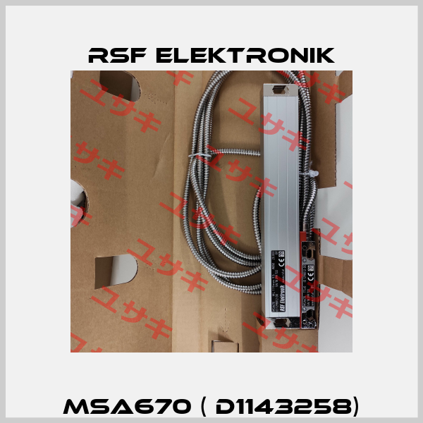 MSA670 ( D1143258) Rsf Elektronik