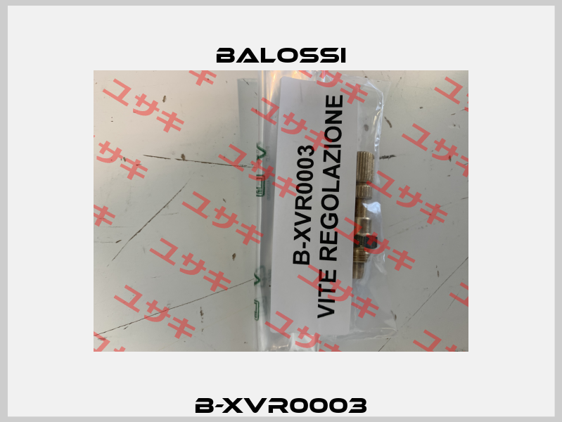 B-XVR0003 Balossi