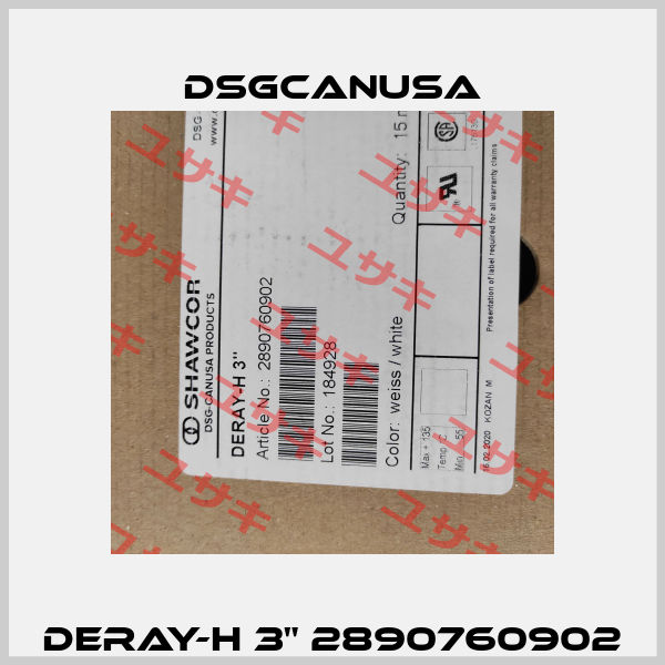 DERAY-H 3" 2890760902 Dsgcanusa