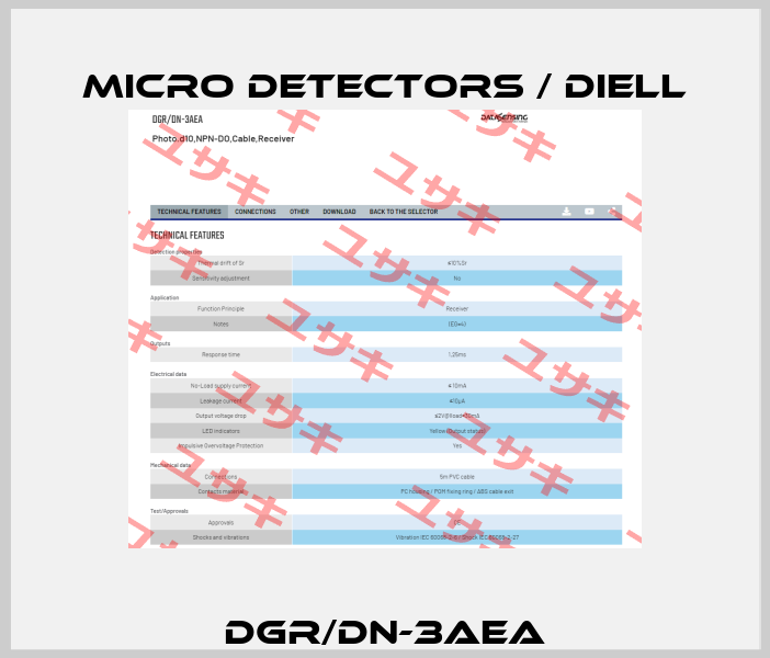 DGR/DN-3AEA Micro Detectors / Diell