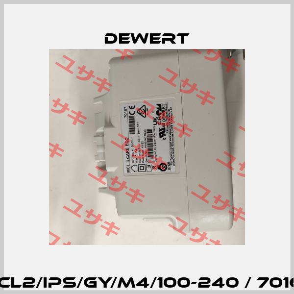 MCL2/IPS/GY/M4/100-240 / 70167 DEWERT