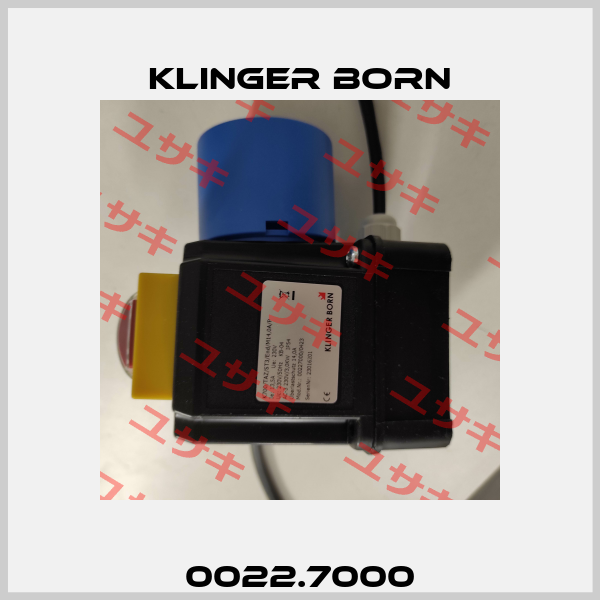 0022.7000 Klinger Born