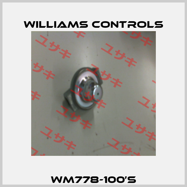 WM778-100’s Williams Controls