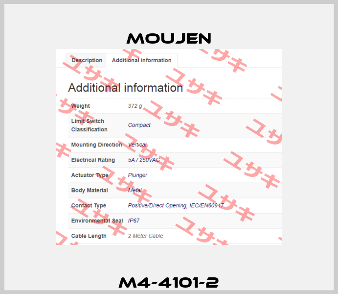 M4-4101-2 Moujen