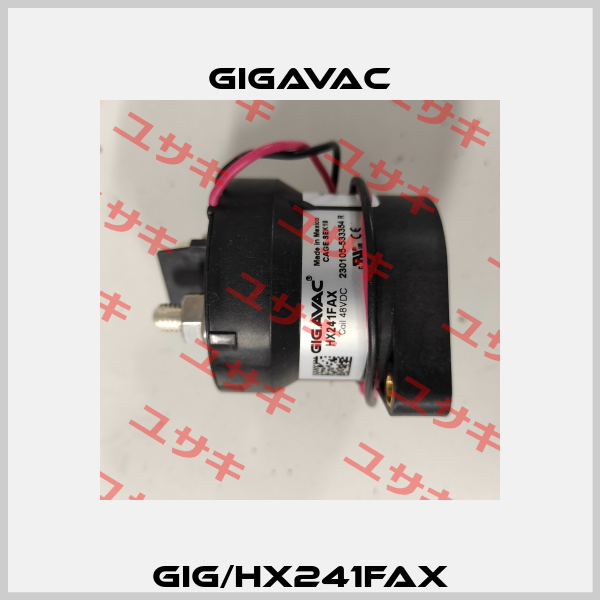 GIG/HX241FAX Gigavac