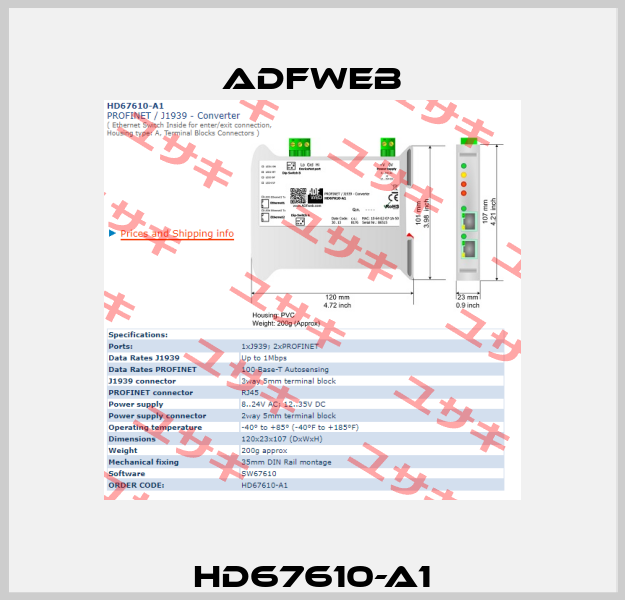 HD67610-A1 ADFweb