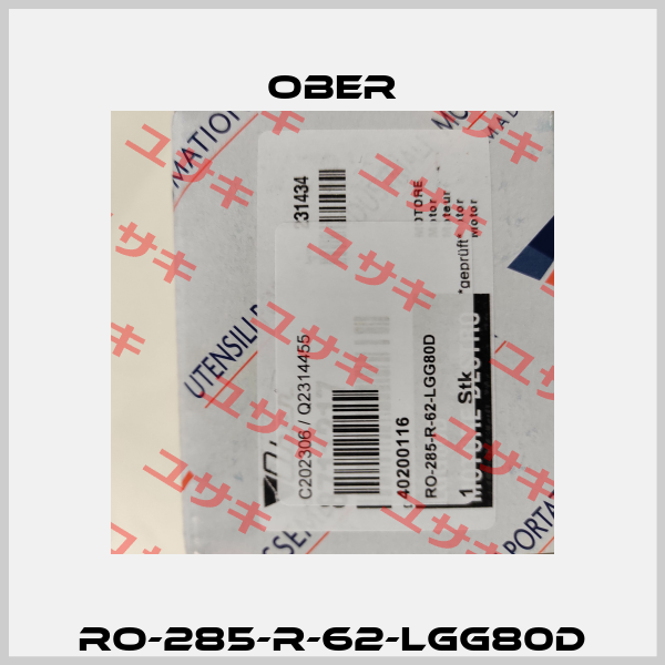 RO-285-R-62-LGG80D Ober
