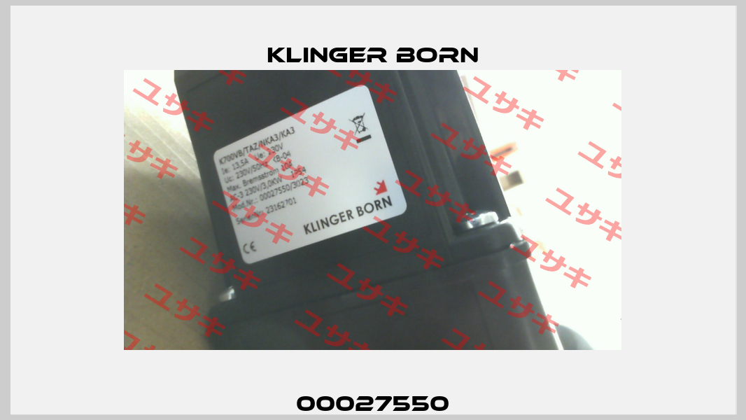 00027550 Klinger Born