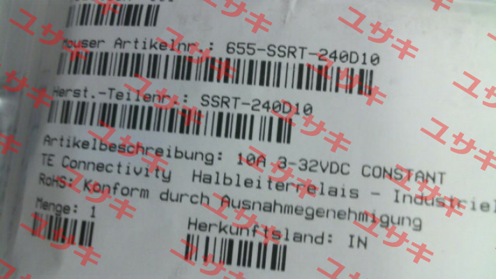 SSRT-240D10 TE Connectivity (Tyco Electronics)