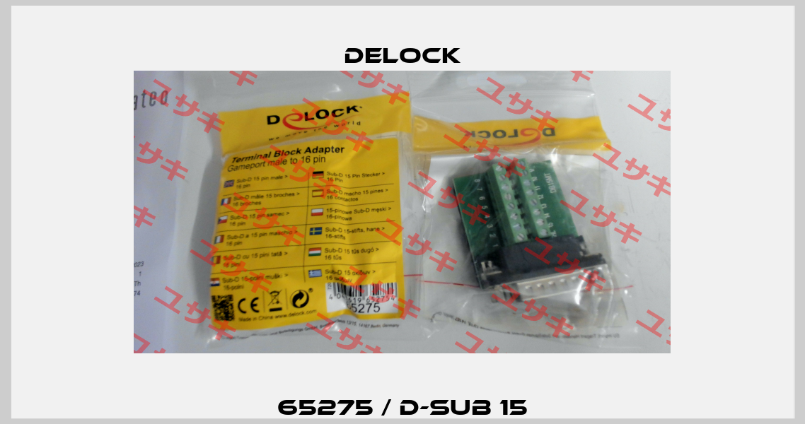 65275 / D-Sub 15 Delock
